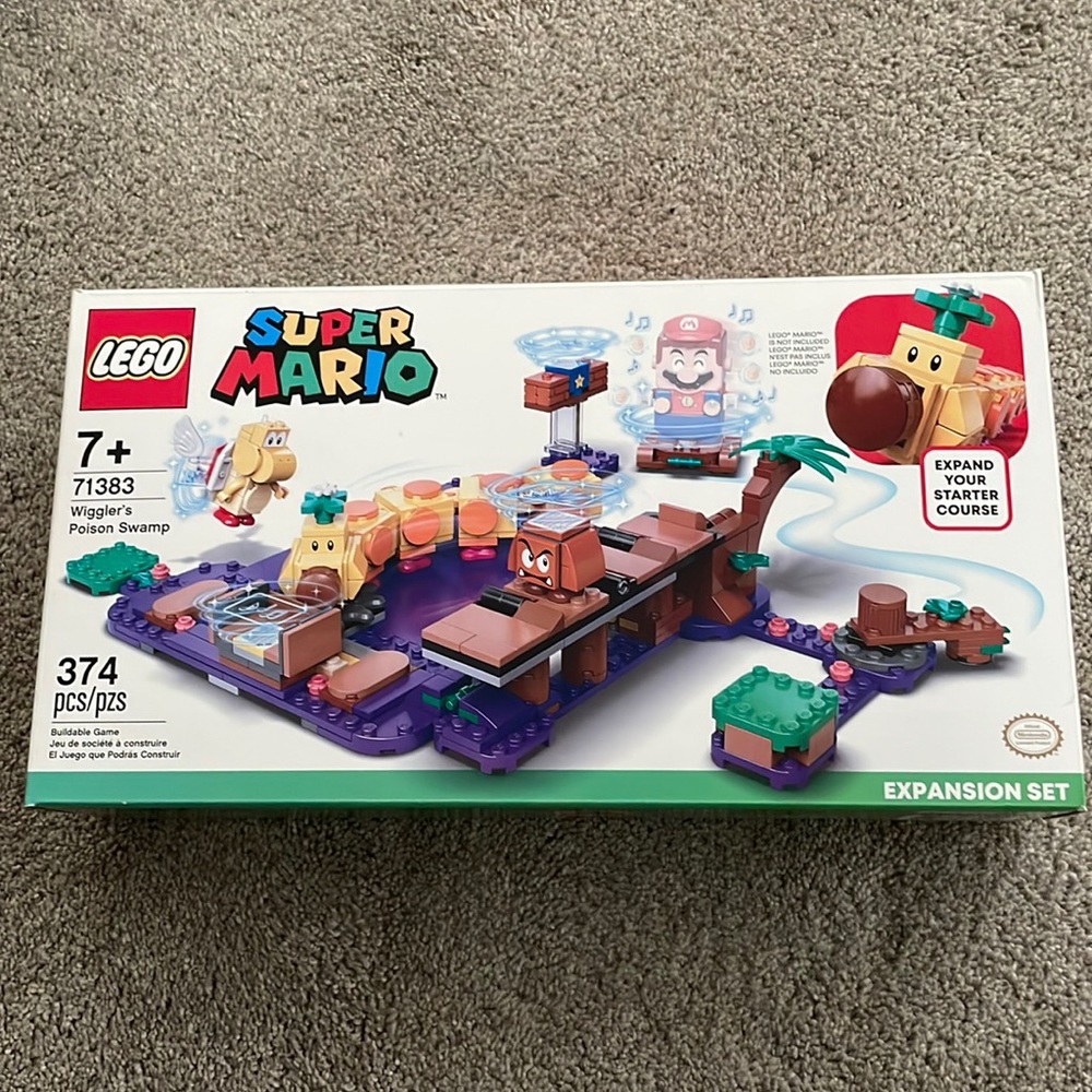 Lego Super Mario Expansion Set Wiggler’s Poison Swamp